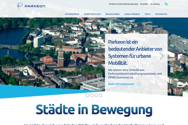 parkeon.de site used Parkeon