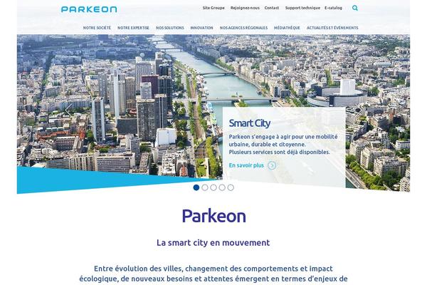 parkeon.fr site used Parkeon