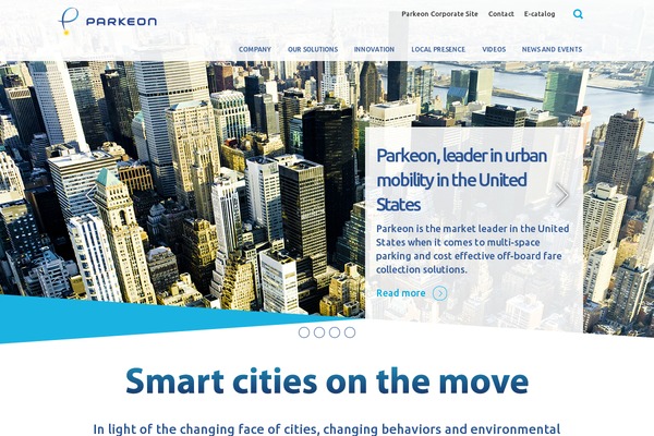 parkeon.us site used Parkeon