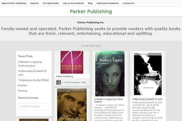 parker-publishing.com site used Pinsomo-somo