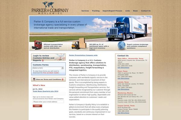 parkerandcompany.com site used Pac