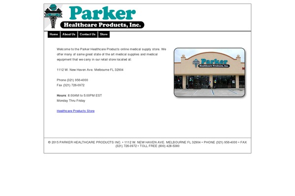 parkerhealthcareproducts.com site used Geforce
