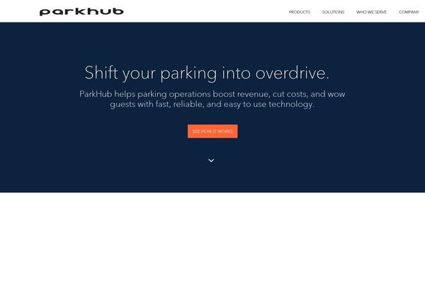 parkhub.com site used Parkhub-child