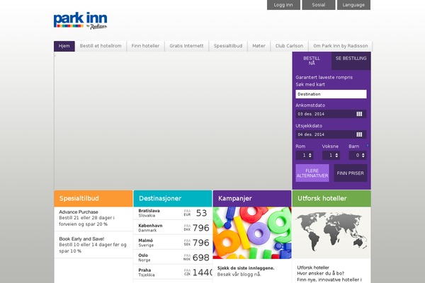 parkinnhotell.no site used Sight-park-inn-theme