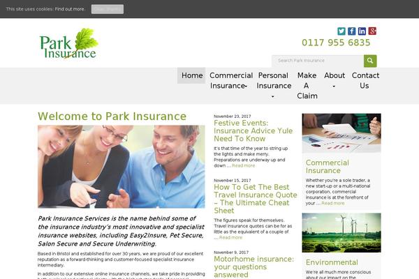 parkinsurance.co.uk site used Parkinsurance