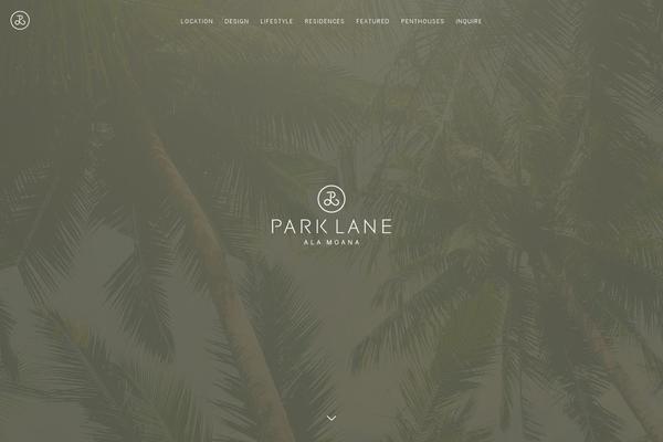parklanealamoana.com site used Parklane-theme