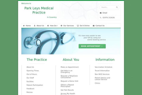 parkleyspractice.com site used Nhs