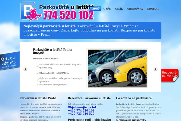 parkoviste-u-letiste.cz site used Over Easy