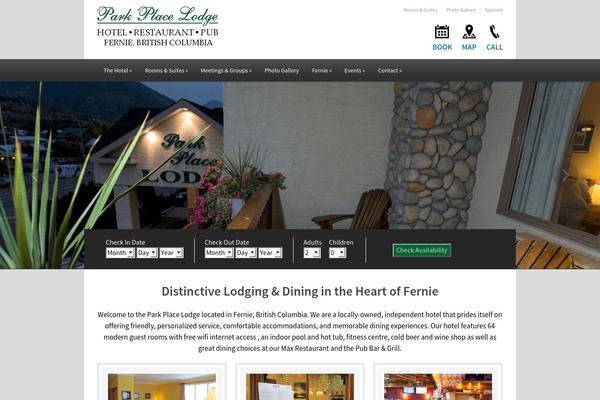 parkplacelodge.com site used Ambassador-theme