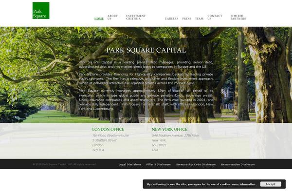 parksquarecapital.com site used Divi Child