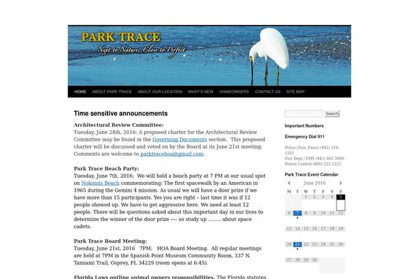 Twenty Ten theme site design template sample