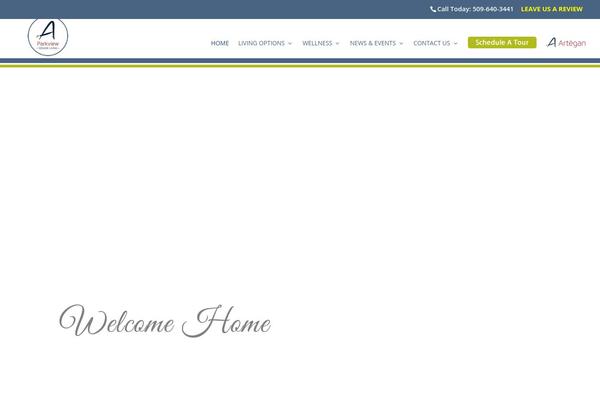 WordPress website example screenshot