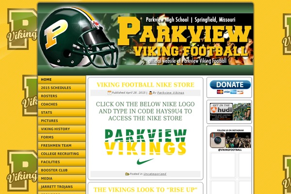 WordPress website example screenshot