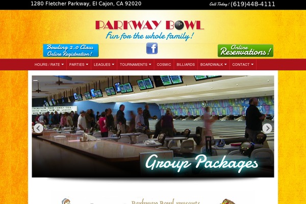 parkwaybowl.com site used Hello-child-syn