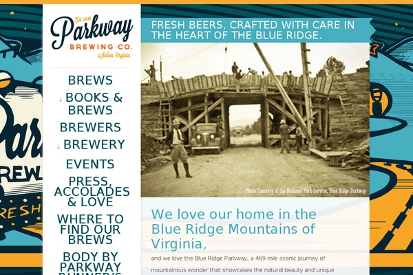 parkwaybrewing.com site used Parkway