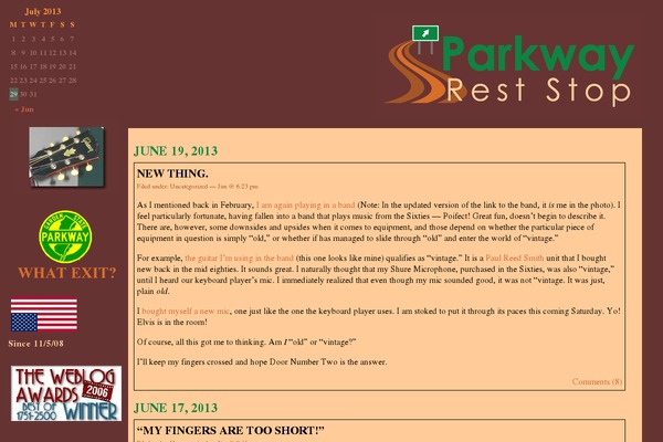 parkwayreststop.com site used Prs