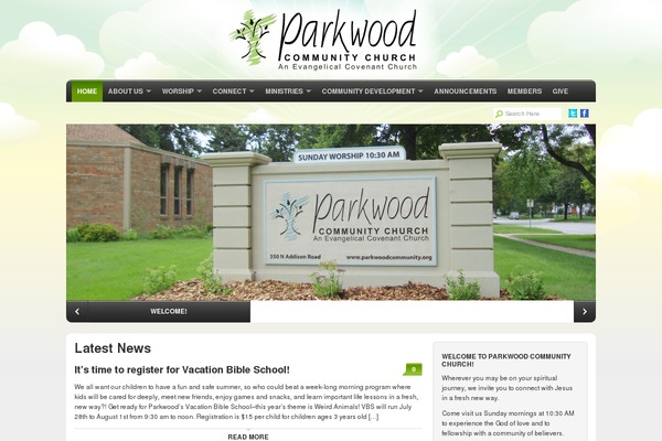 parkwoodcommunity.org site used Organic_natural_summer