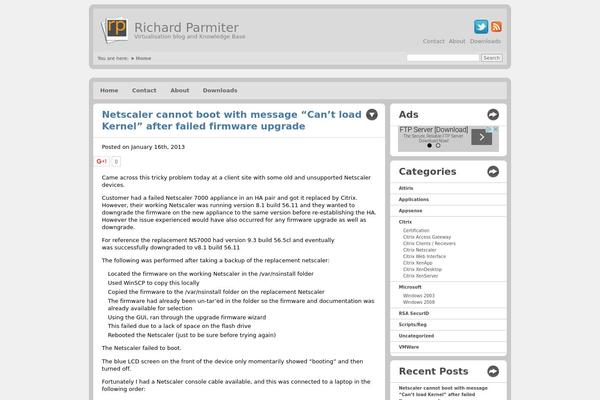 parmiter.com site used Wp-multiflex-5