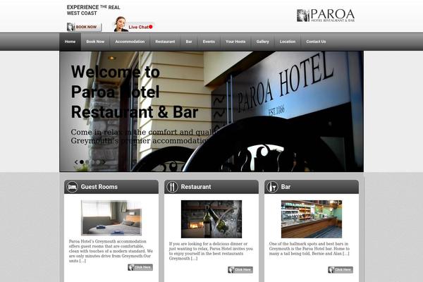 paroa.co.nz site used Paroa