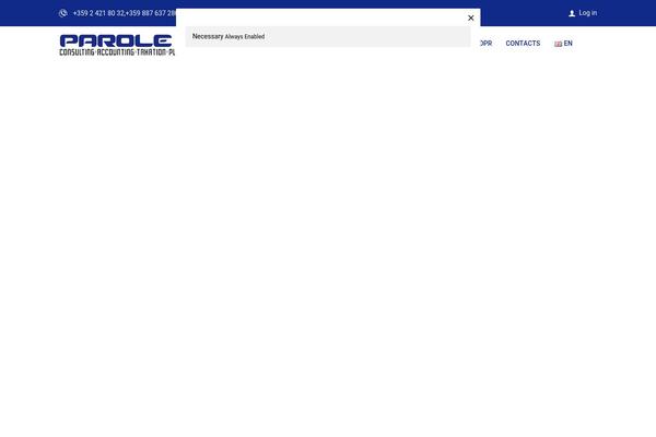 parole-m.com site used Accountant-wp-new
