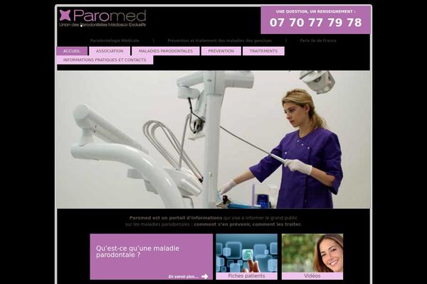 WordPress website example screenshot