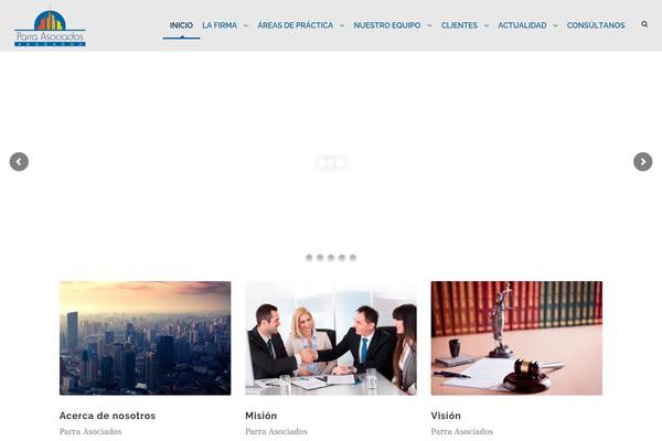 Infinite theme site design template sample