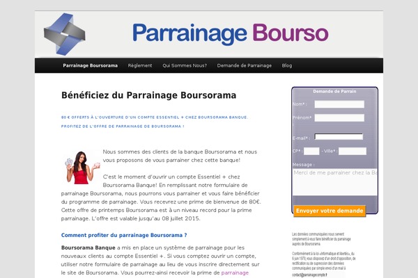 WordPress website example screenshot