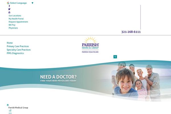parrishmedgroup.com site used Pmg