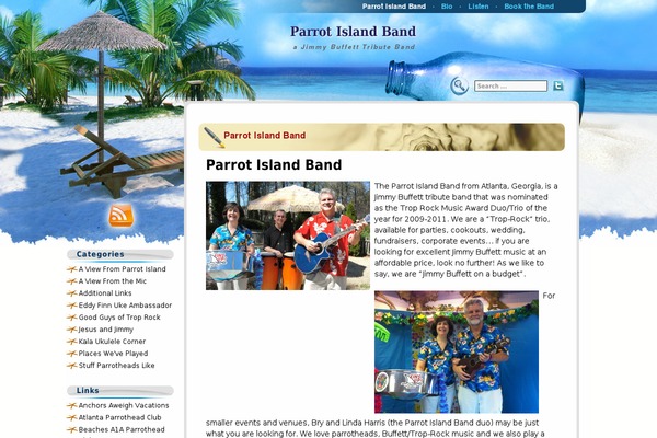 parrotislandband.com site used Beach-holiday-adfree