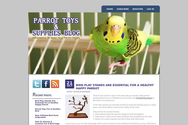 parrottoysandsuppliesblog.com site used Theme1079