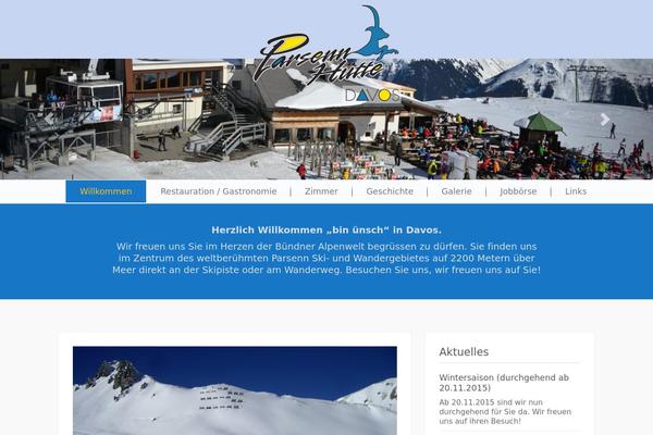 parsennhuette.ch site used Ski-resort