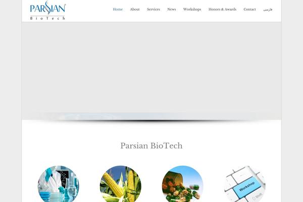 parsianbiotech.com site used Enf8