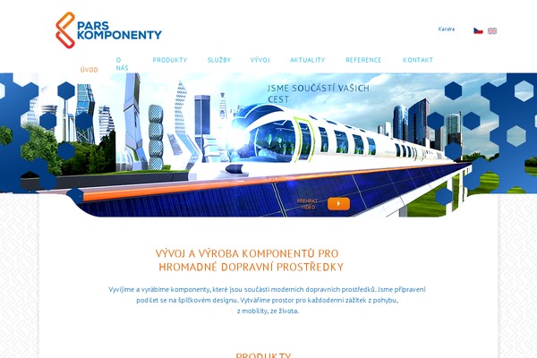 parskomponenty.cz site used Pars
