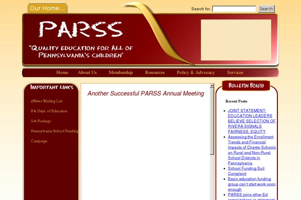 parss.org site used Parss