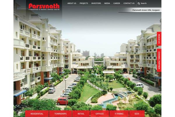 parsvnath.com site used Parsvnath