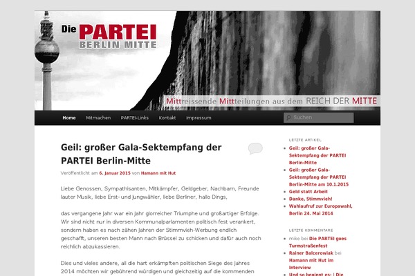 WordPress website example screenshot