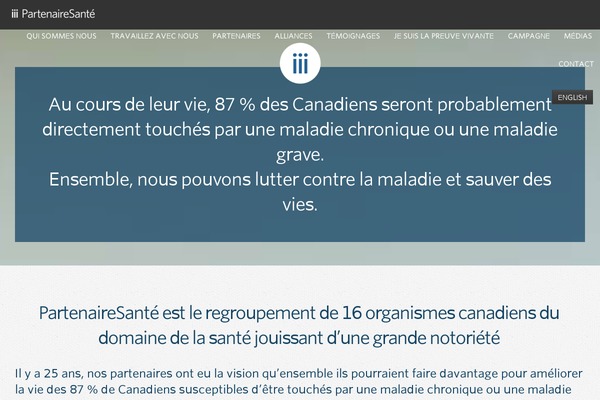 partenairesante.ca site used Healthpartners