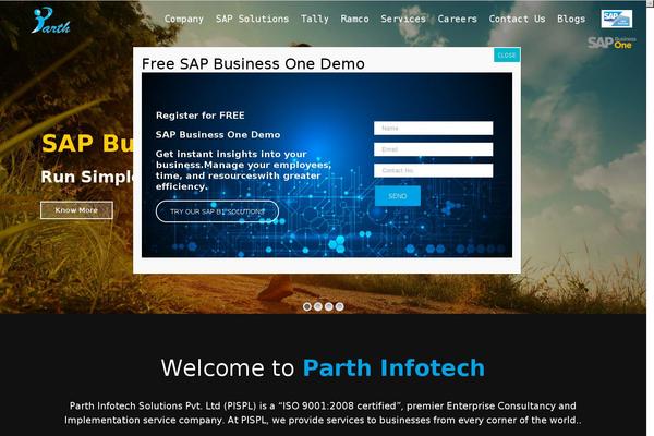 parthinfotech.com site used Parth-infotech