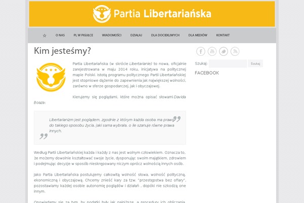 partialibertarianska.org site used Nowy