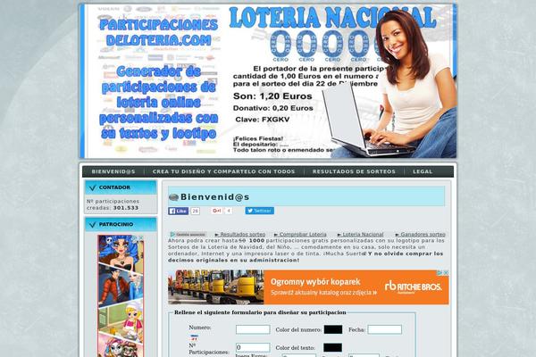 participacionesdeloteria.com site used Loteria001