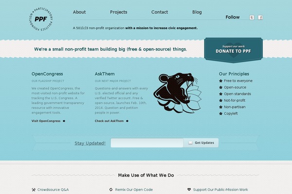 WordPress website example screenshot