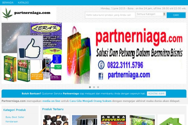 partnerniaga.com site used Okestore1.0c