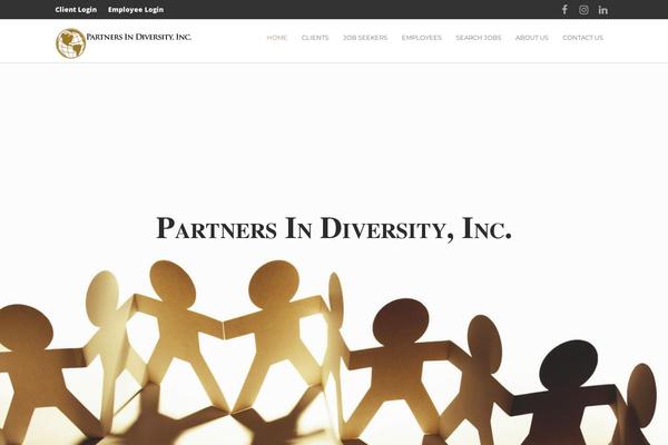 partnersindiversity.com site used Unicon