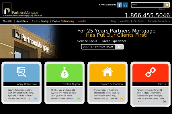 partnersmortgage.com site used Partners