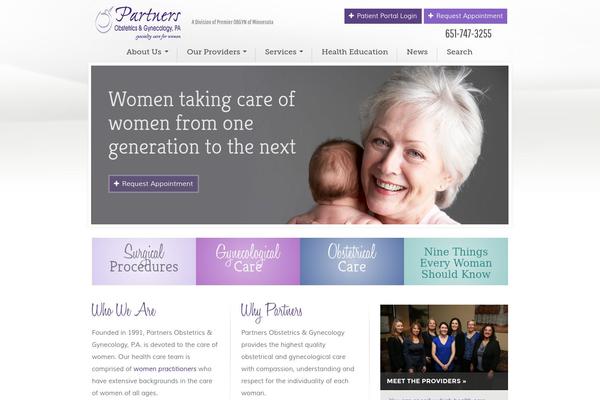 partnersobgyn.com site used Partners