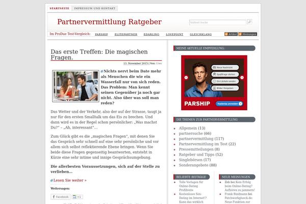 partnervermittlung-ratgeber.de site used Partnervermittlung-ratgeber