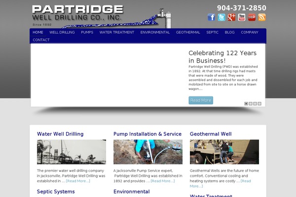 partridgewell.com site used Partridge-custom