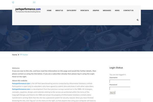 WordPress website example screenshot