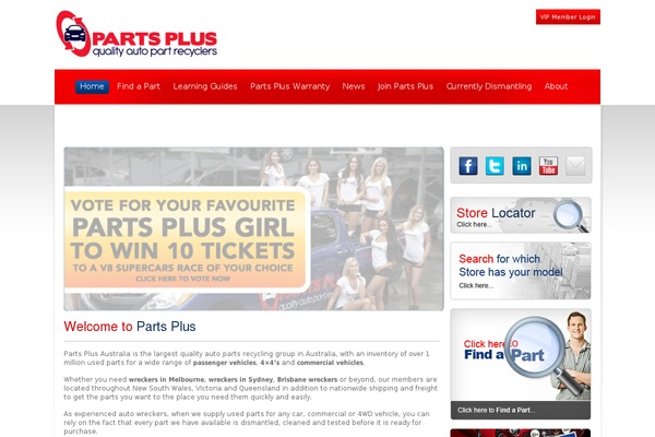 partsplus.com.au site used Partsplus