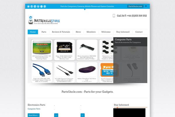 Site using InstaBuilder plugin